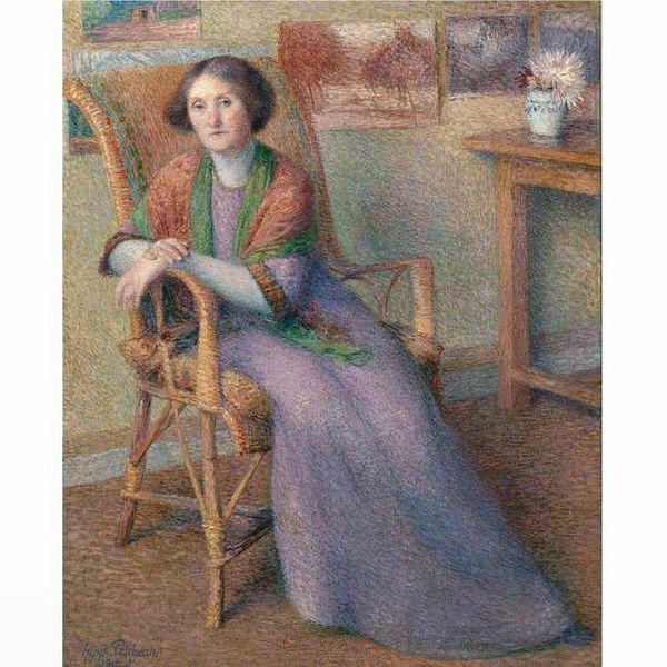 Hippolyte Petitjean Portrait de sa femme oil painting picture
